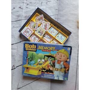 Bob the Builder Memory Game Milton Bradley Vintage 2001 34 Complete Matches